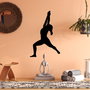 Wallity Yoga 10 Escultura de Pared Negra